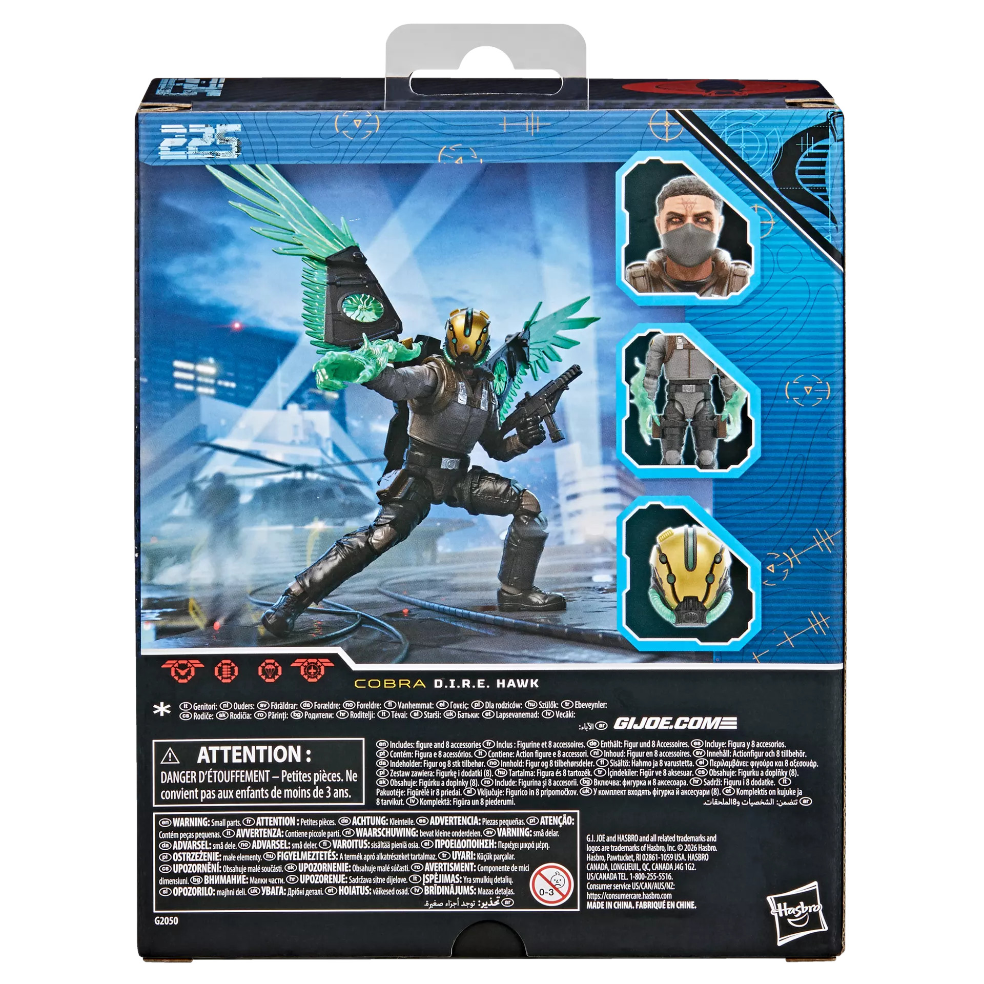 [PRZEDSPRZEDAŻ] G.I. Joe Classified Series: #225, D.I.R.E. Hawk (Dread-Inducing Responsive Energy) 15 cm