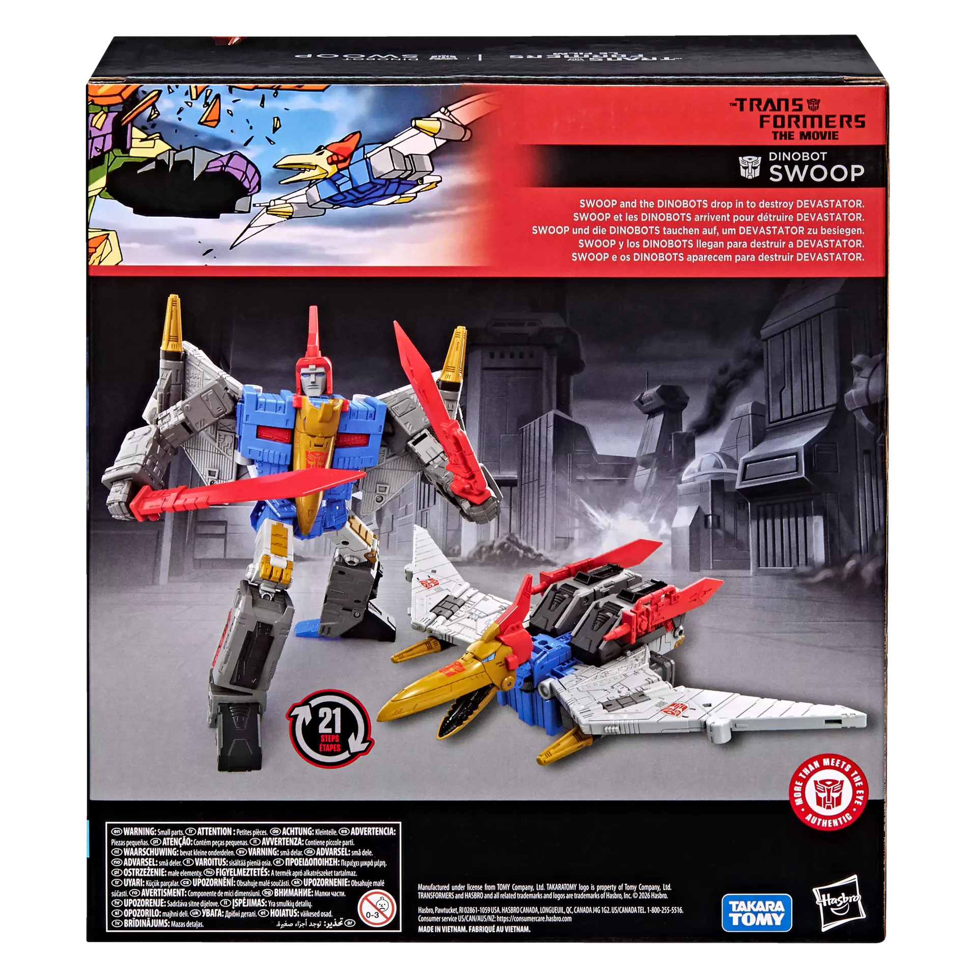 [PRZEDSPRZEDAŻ] Transformers: The Movie - Dinobot Swoop - Studio Series Leader 21 cm