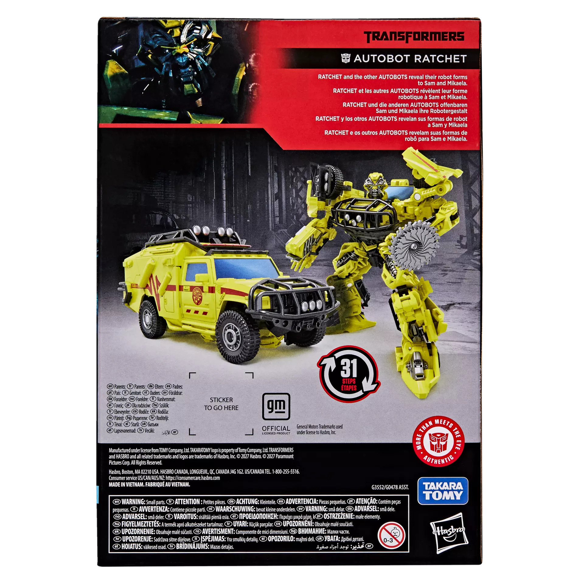 [PRZEDSPRZEDAŻ] Transformers: Movie 1 - Autobot Ratchet - Studio Series  Voyager Class 16 cm