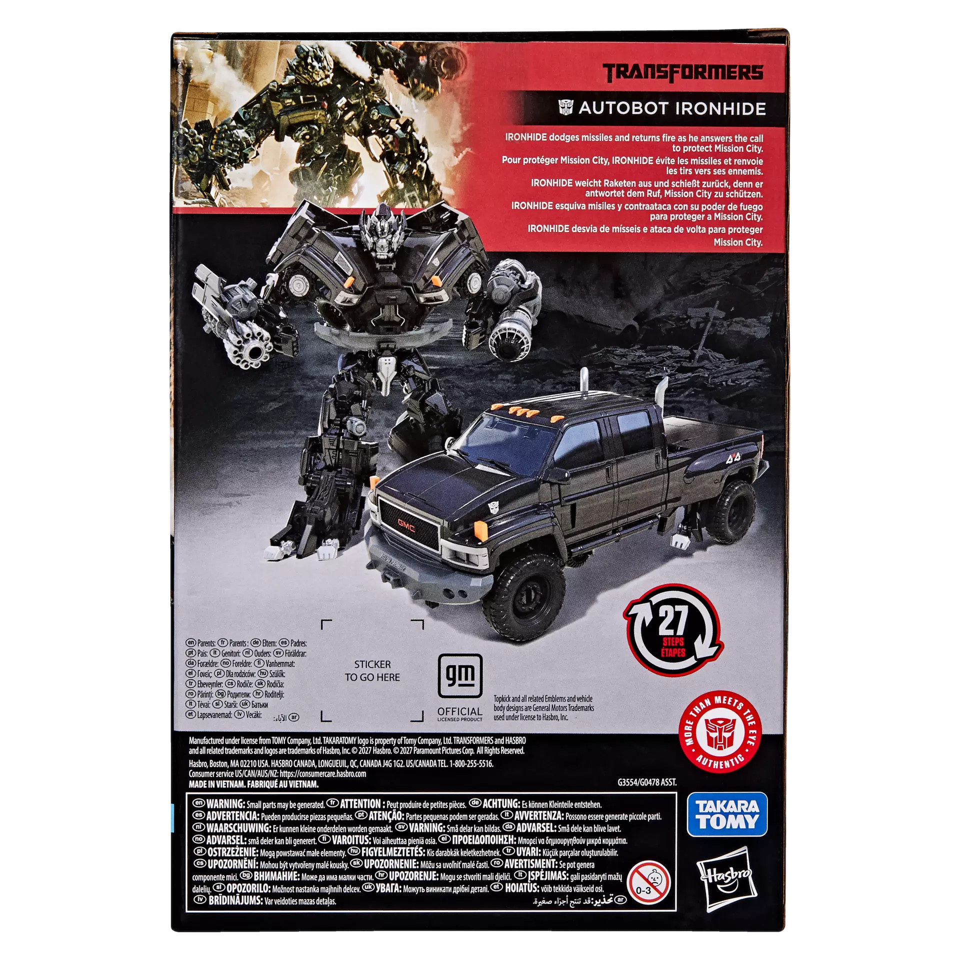 [PRZEDSPRZEDAŻ] Transformers: Movie 1 - Autobot Ironhide - Studio Series  Voyager Class 16 cm