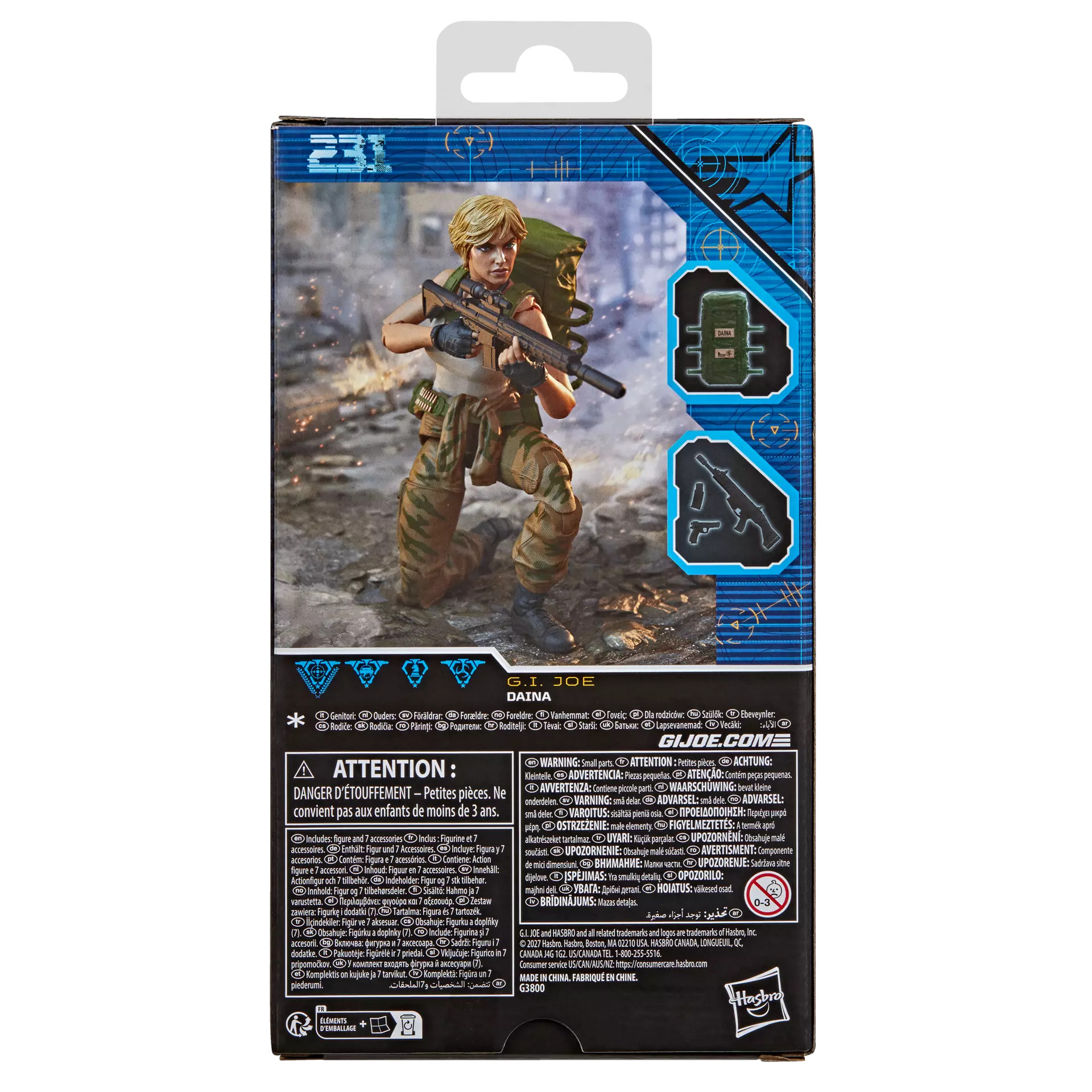[PRZEDSPRZEDAŻ] G.I. Joe Classified Series #231, Daina of the October Guard 15 cm