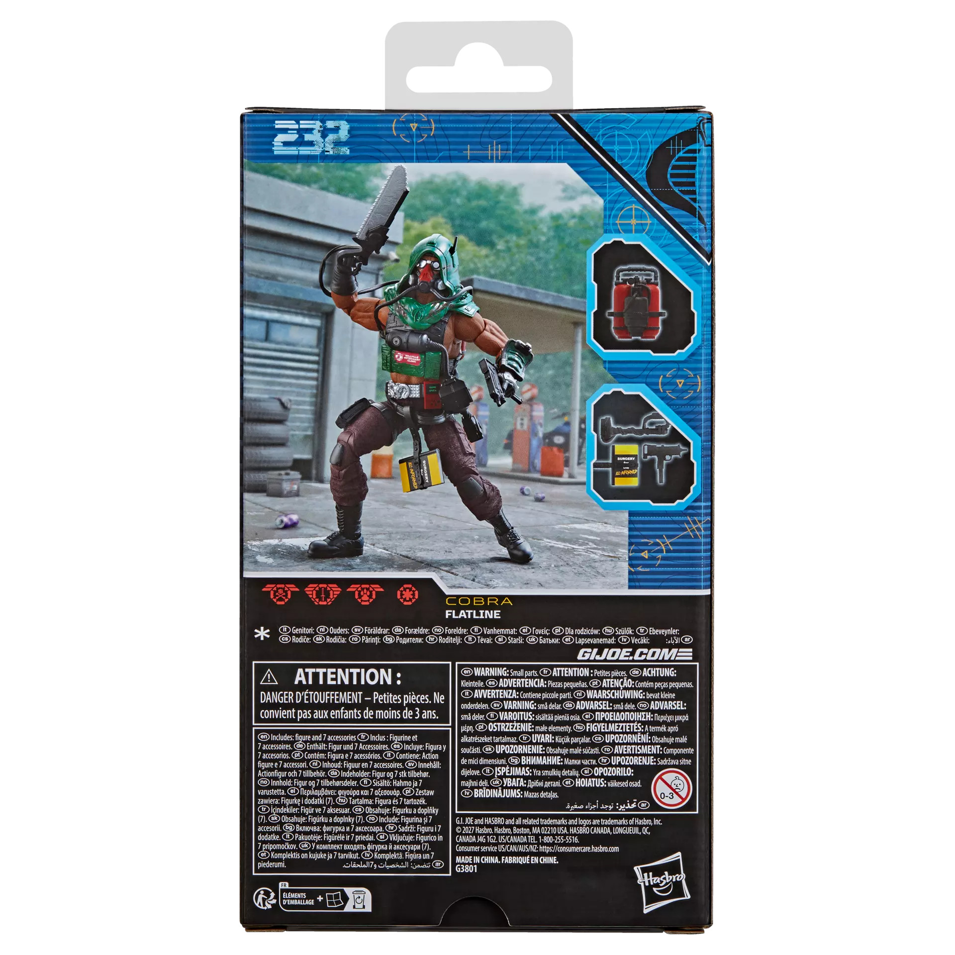 [PRZEDSPRZEDAŻ] G.I. Joe Classified Series #232, Dreadnok Flatline 15 cm