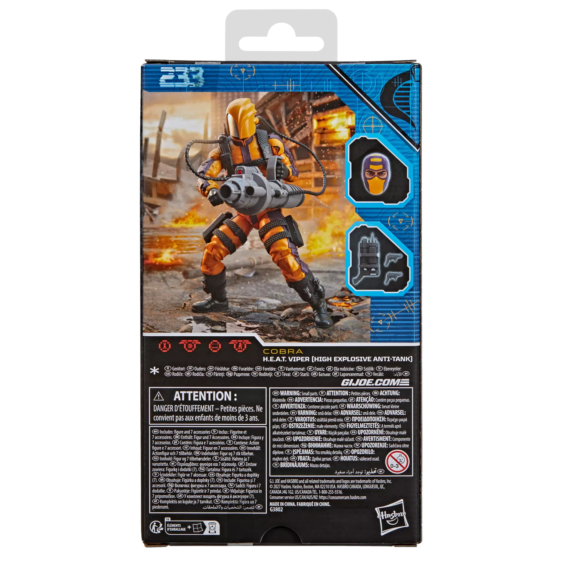 [PRZEDSPRZEDAŻ] G.I. Joe Classified Series #233, H.E.A.T. Viper 15 cm
