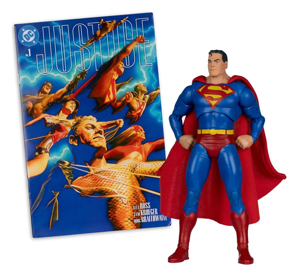 Page Puncher: Superman (Justice #1) - Red Platinum Edition 19 cm