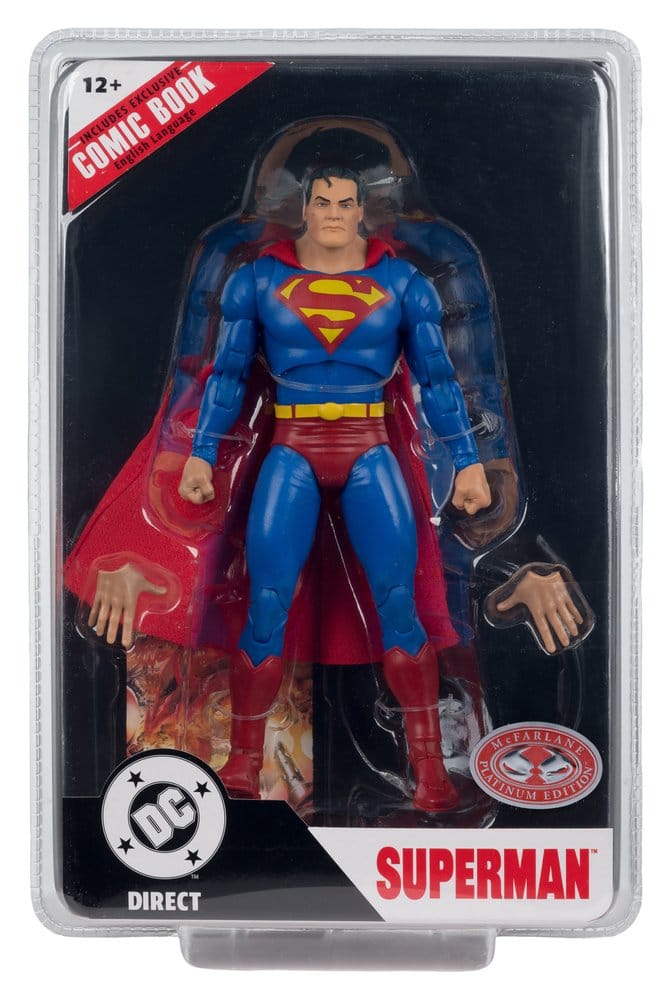 Page Puncher: Superman (Justice #1) - Red Platinum Edition 19 cm