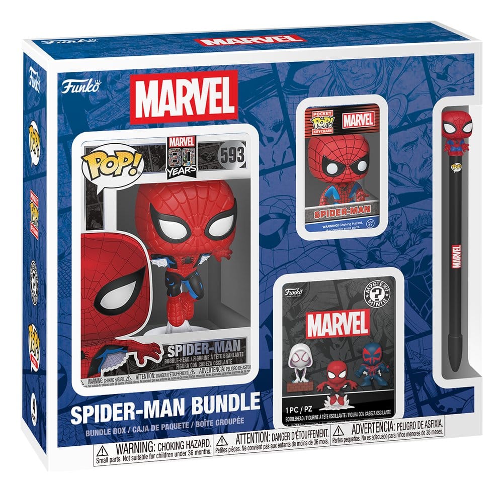 5-Pack Spider-Man - Bundle 9 cm