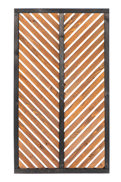 Plot TIVOLI 89x149 cm lazura antracyt + złoty dąb