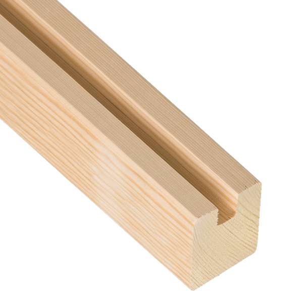 Słup początkowy 90x90x1900mm naturalny