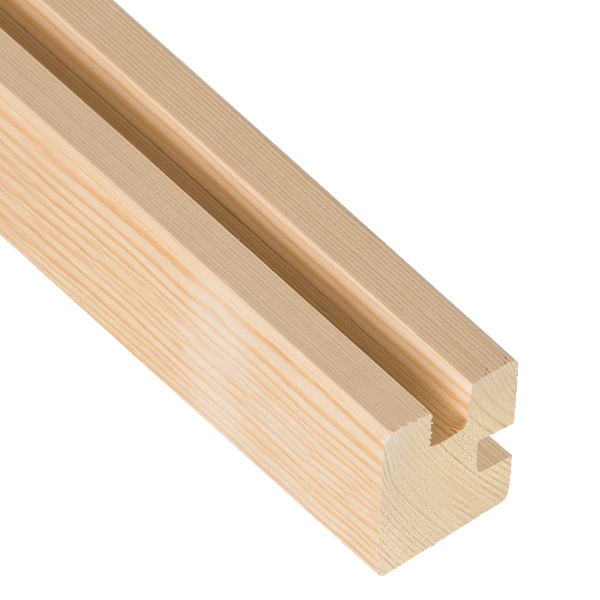 Słup narożny 90x90x1900mm naturalny