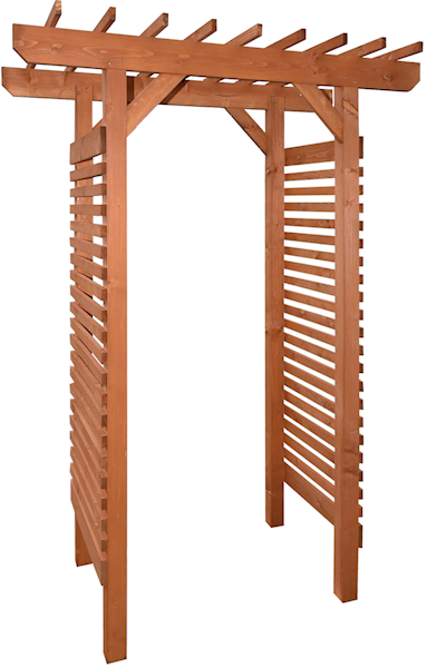 Pergola GOTEBORG 160x100x215 cm lazura w kolorze drzewa wiśniowego