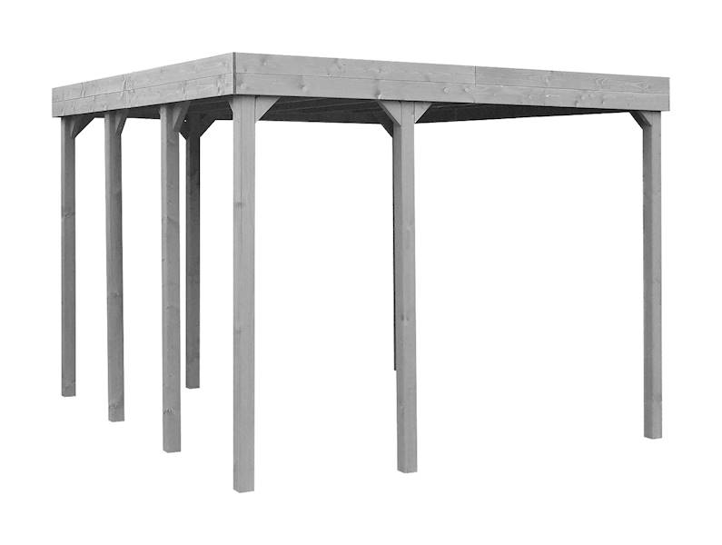 Altana NOVA cała bez papy 314x307x230 cm,  lazura szara 