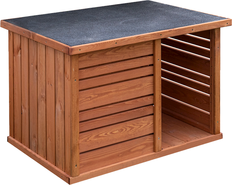 Buda dla psa COLLIE 95x67x66cm, lazura w kolorze drewna wiśni