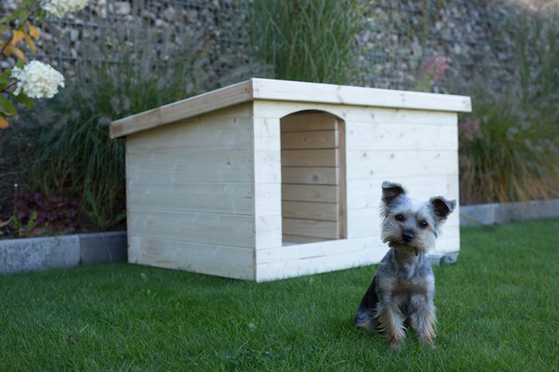Buda dla psa HUSKY 120x75x70cm, naturalna