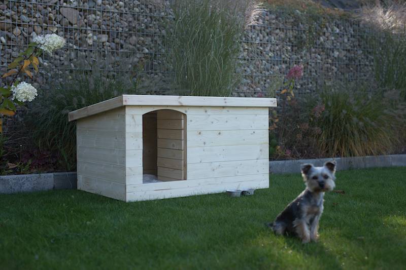 Buda dla psa HUSKY 120x75x70cm, naturalna