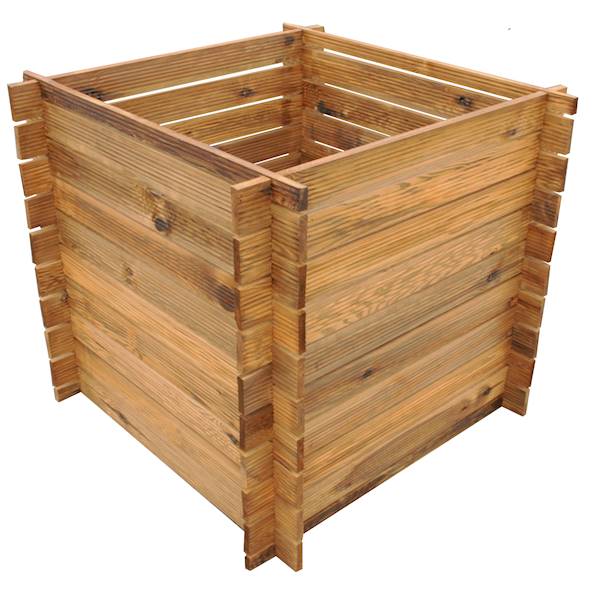 Kompostownik węgłowy 85x85x75 z drewna iglastego