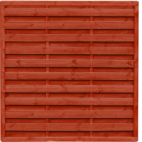 WIEN płot pełny 179x179cm, lazura teak