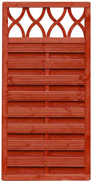 WIEN płot ornam 89x179cm, lazura teak