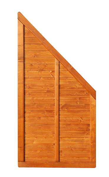 Płot lakierowany VERONA skos bangkirai 89x179/89cm