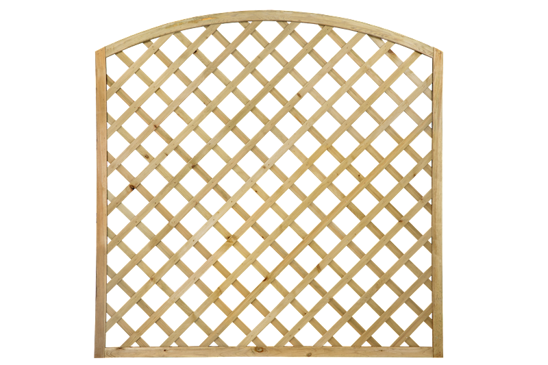 Kratka z łukiem180x180 cm impregnacja zielona