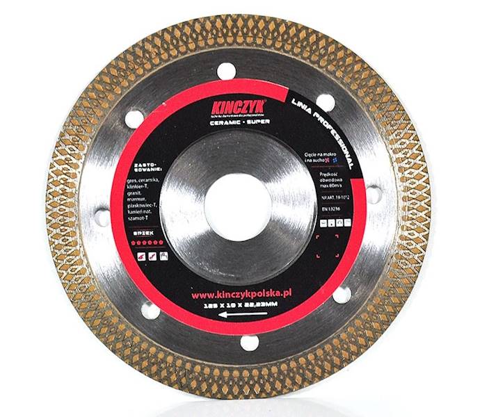 TARCZA CERAMIC-SUPER 125x10x22,23