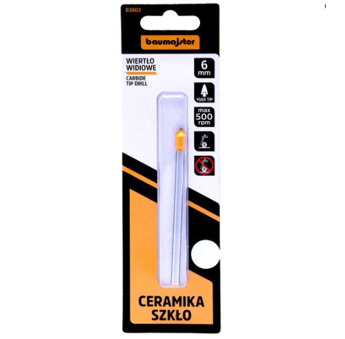 Wiertło widiowe do ceramiki i szkła 12x80mm