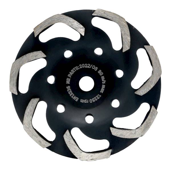 Tarcza diamentowa L-segment do szlifowania 125mm