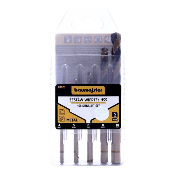 Zestaw wierteł szlifowanych