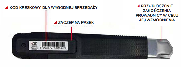 NÓŻ UNIWERSALNY + OSTRZA BLISTER