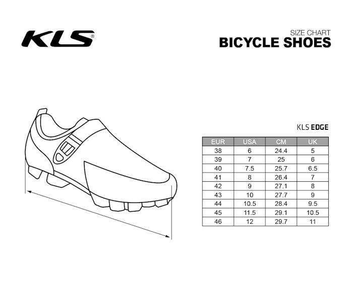 BUTY ROWEROWE KELLYS KLS EDGE ROZ 41 CZARNE