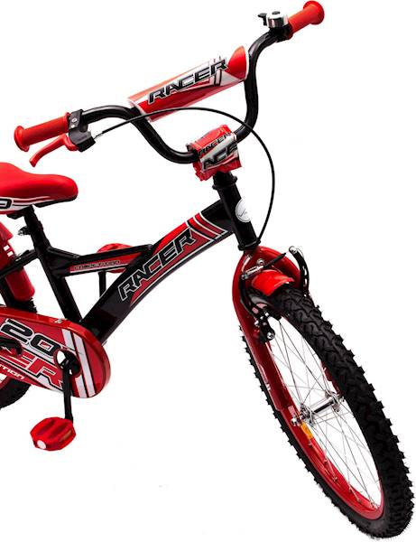 ROWER VIVO RACER KOŁA 16" CZARNY CZERWONY POŁYSK