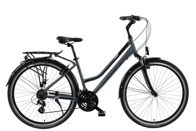 ROWER KANDS TRAVEL-X RAMA 19" KOŁA 28" GRAFITOWY ZŁOTY MAT
