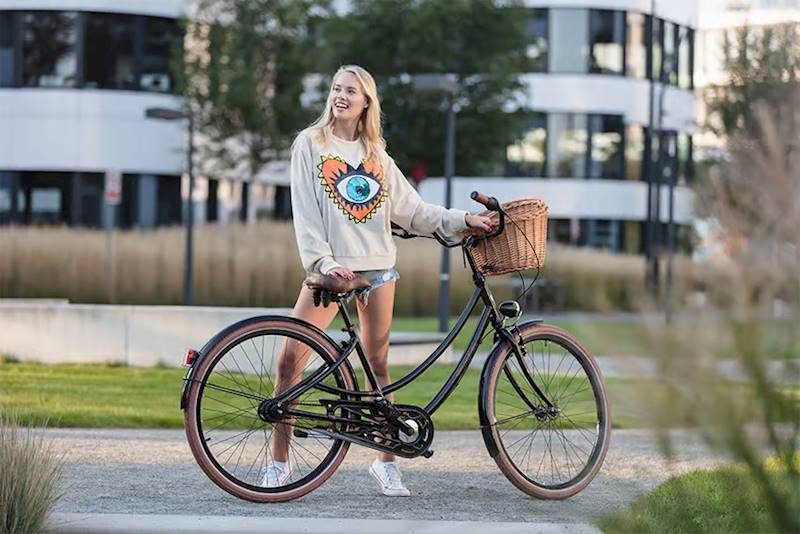 ROWER PLUMBIKE DONATELLA (LADY) KOŁA 28" CZARNY BRĄZOWY