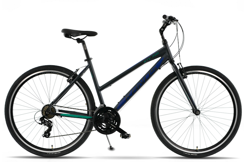 ROWER KANDS ENERGY STV 700 RAMA 17" KOŁA 28" GRAFITOWY NIEBIESKI MAT