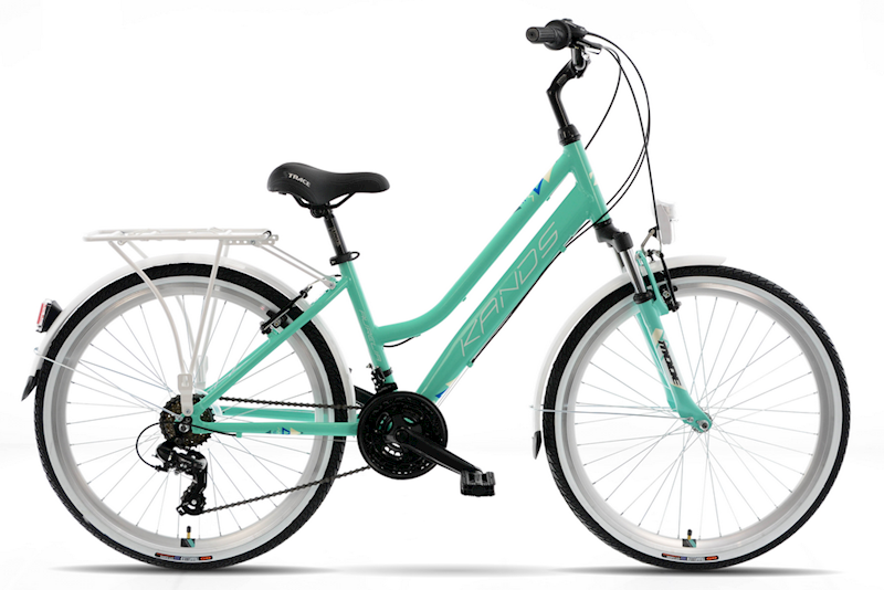 ROWER KANDS AURELIA RAMA 15" KOŁA 26" MIĘTOWY BIAŁY POŁYSK