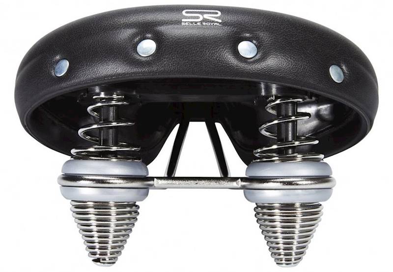 SIODŁO SELLE ROYAL DRIFTER RELAXED CZARNE NA SPREŻYNIE (szer-245mm,dł-270mm)