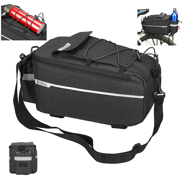 TORBA KANDS (BC-BG165) NA BAGAŻNIK 38X16X15,5CM CZARNA