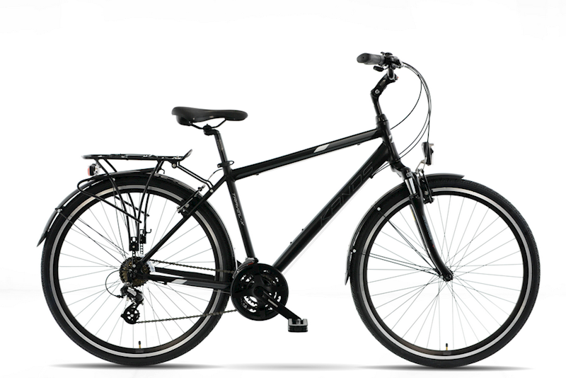 ROWER KANDS TRAVEL-X RAMA 21" KOŁA 28" CZARNY BIAŁY MAT