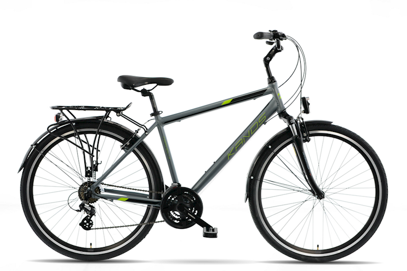ROWER KANDS TRAVEL-X RAMA 19" KOŁA 28" GRAFITOWY SELEDYNOWY MAT