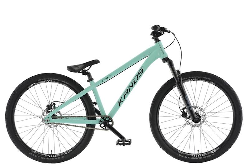 ROWER KANDS DIRT COLT F2 RAMA 13" KOŁA 26" MIĘTOWY POŁYSK