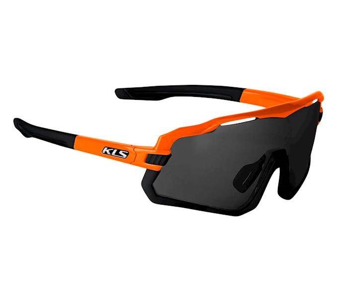 OKULARY KELLYS KLS CYCLONE FF POMARAŃCZOWE CZARNE