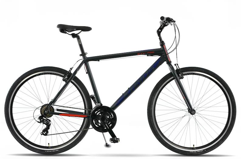 ROWER KANDS ENERGY STV 700 RAMA 21" KOŁA 28" GRAFITOWY BORDOWY MAT