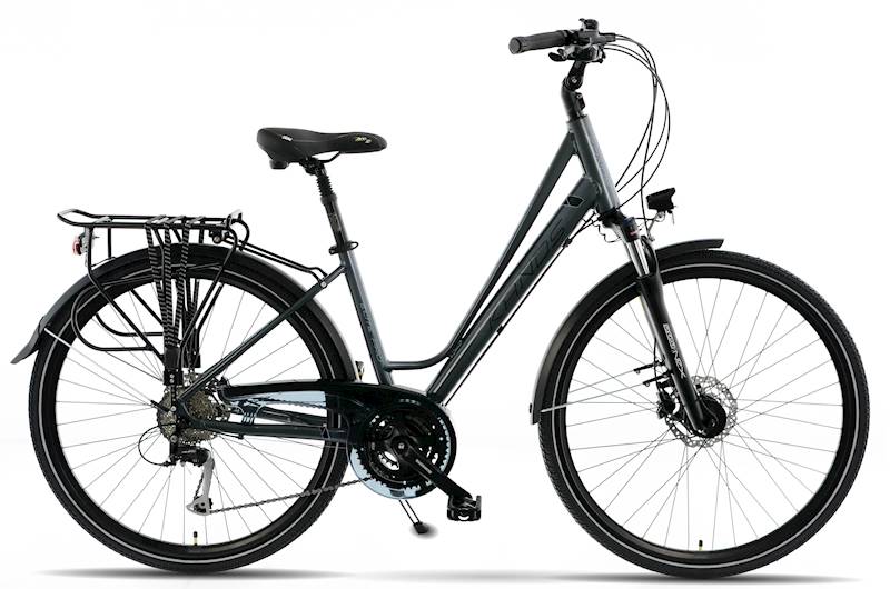ROWER KANDS ELITE PRO 3.0 RAMA 19" KOŁA 28" GRAFITOWY NIEBIESKI POŁYSK