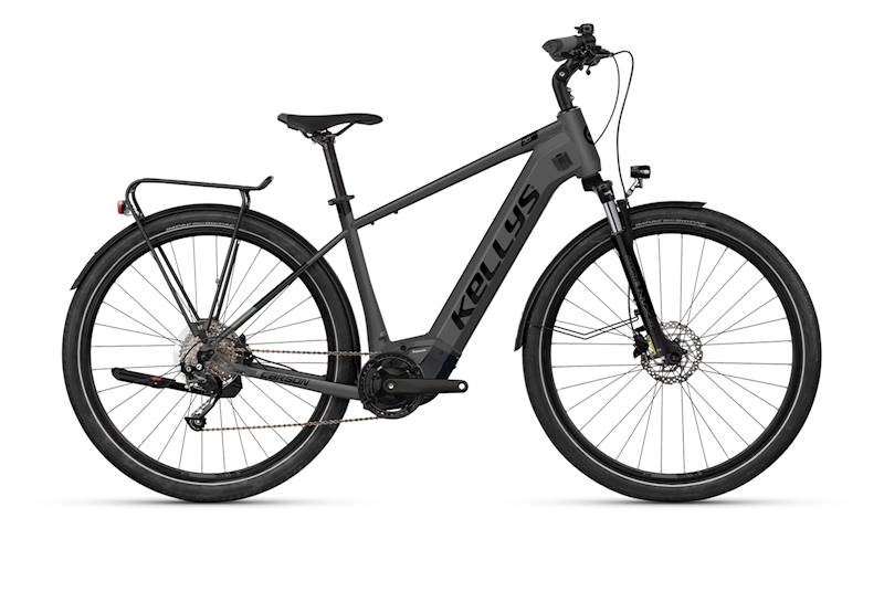 ROWER KELLYS E-CARSON 30 P RAMA XL KOŁA 28" SZARY CZARNY POŁYSK (20AH)