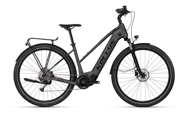 ROWER KELLYS E-CRISTY 30 P RAMA L KOŁA 28" SZARY CZARNY POŁYSK (20AH)