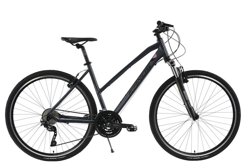 ROWER KANDS MAESTRO RAMA 17" KOŁA 28" GRAFITOWY RÓŻOWY POŁYSK