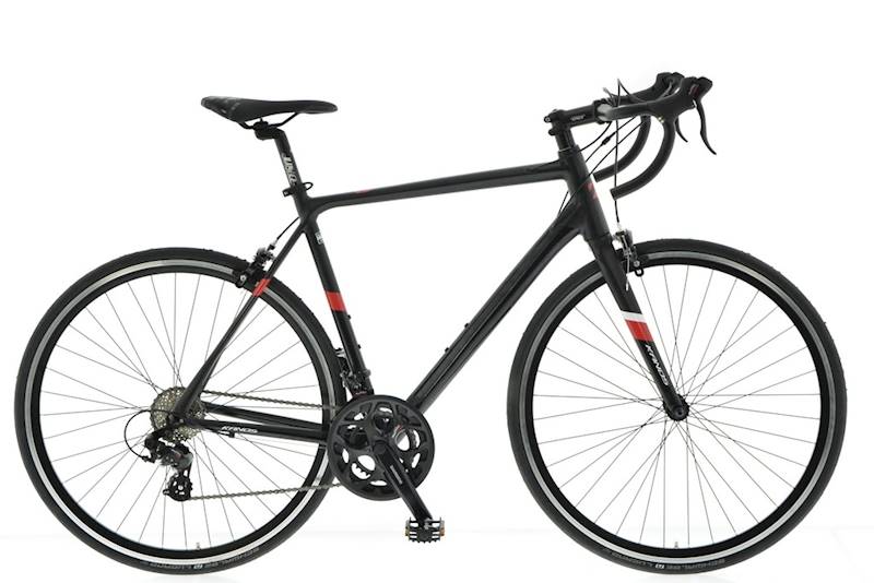 ROWER KANDS MARCIANNI RAMA 21,5" KOŁA 28" CZARNY CZERWONY MAT