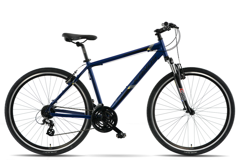 ROWER KANDS CROSS STV 900 RAMA 19" KOŁA 28" GRANATOWY ŻÓŁTY MAT