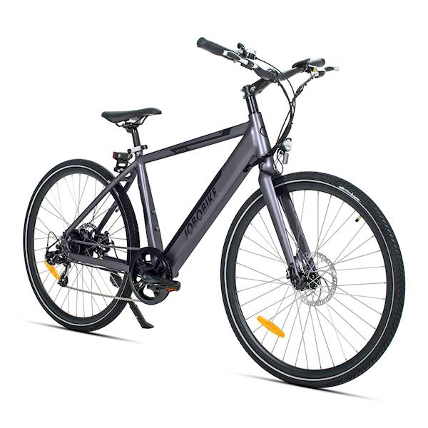 ROWER JOBOBIKE VIVA RAMA 19" KOŁA 28" GRAFITOWY (10,4AH)