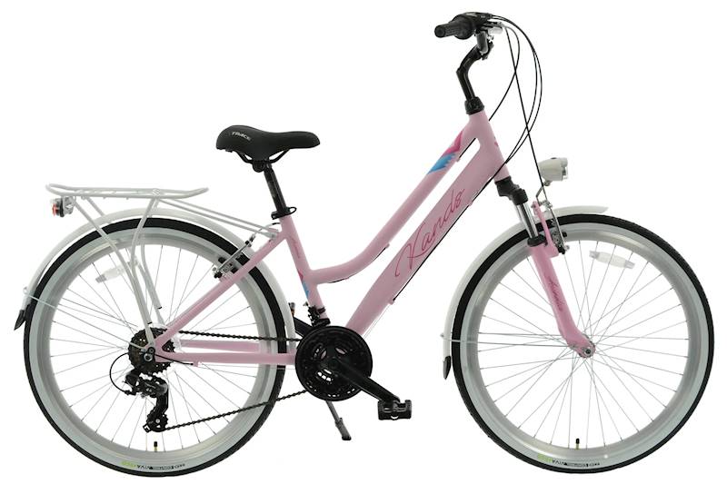 ROWER KANDS AURELIA RAMA 15" KOŁA 26" RÓŻOWY BIAŁY MAT