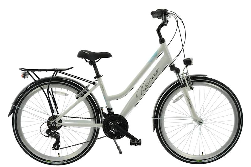 ROWER KANDS AURELIA RAMA 15" KOŁA 26" BIAŁY CZARNY POŁYSK